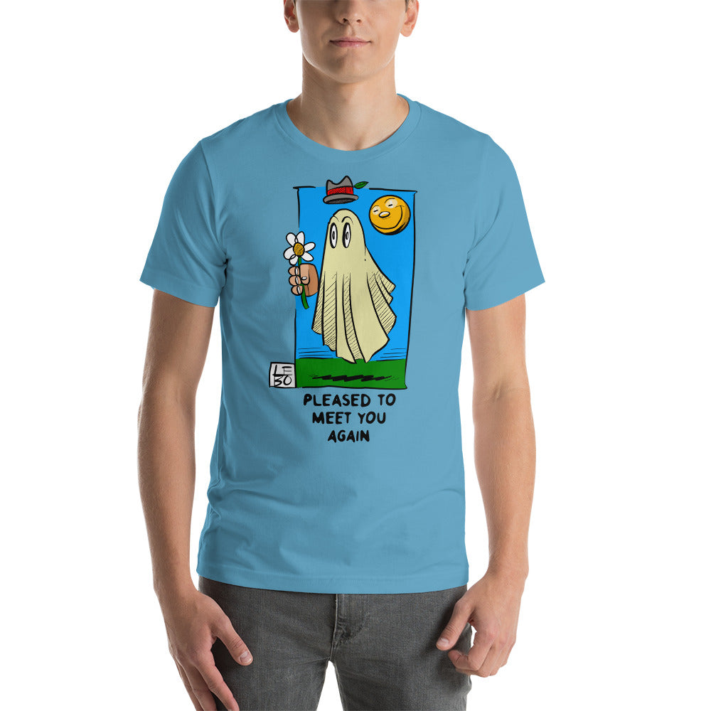 Pleased to Meet You, AGAIN - Lebo Short Sleeve Unisex T-Shirt